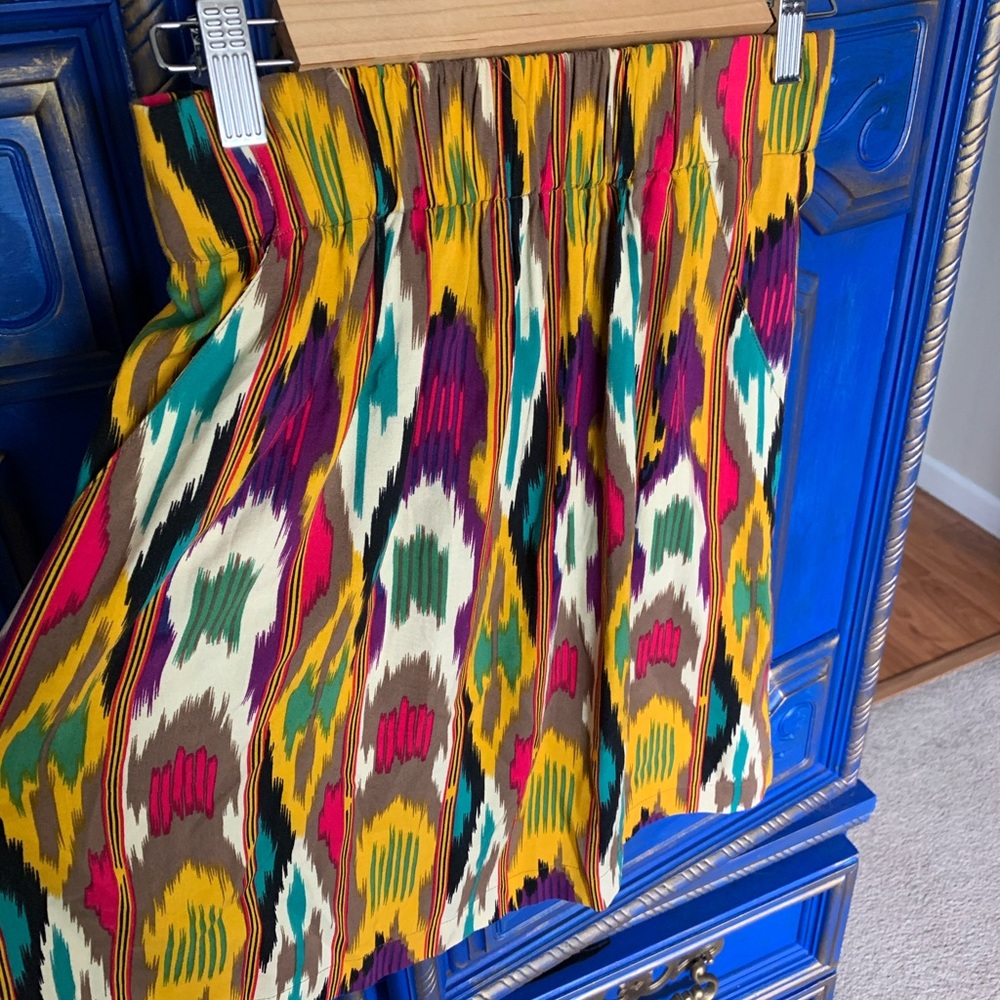 💜 Cabi Ikat Bella Aztec Tribal Print Skirt XS - Picture 1 of 4